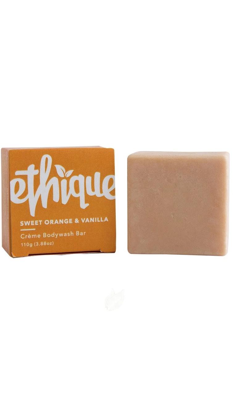 ETHIQUE: Solid Creme Bodywash Sweet Orange & Vanilla 3.88 OUNCE