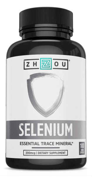 Selenium 200mcg Veg Cap (Btl-Plastic) 100ct from Zhou Nutrition