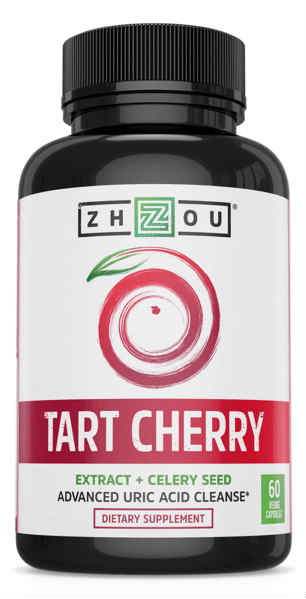 Zhou Nutrition: Tart Cherry Extract Celery Seed 1000mg Veg Cap (Btl-Plastic) 60ct