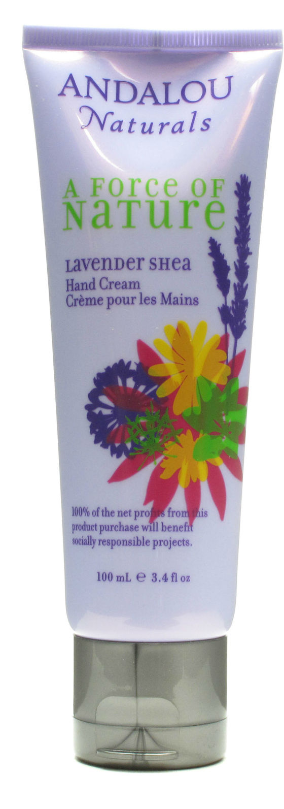ANDALOU NATURALS: Lavender Shea Hand Cream 3.4 oz