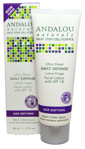 ANDALOU NATURALS: Daily Defense with SPF 18 Facial Lotion 2.7 oz