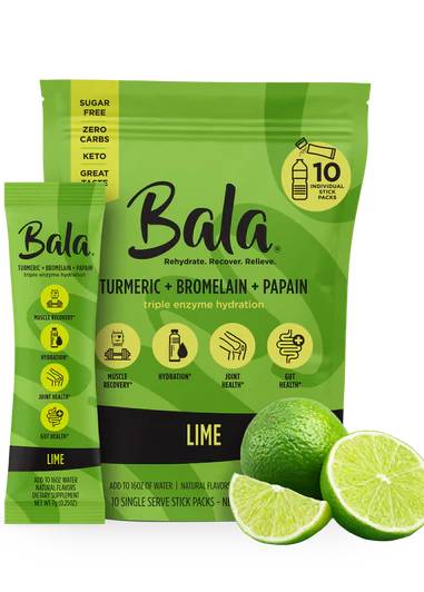 BALA ENZYME: Bala Enzyme Drink Stick Pack Lime 10 CT