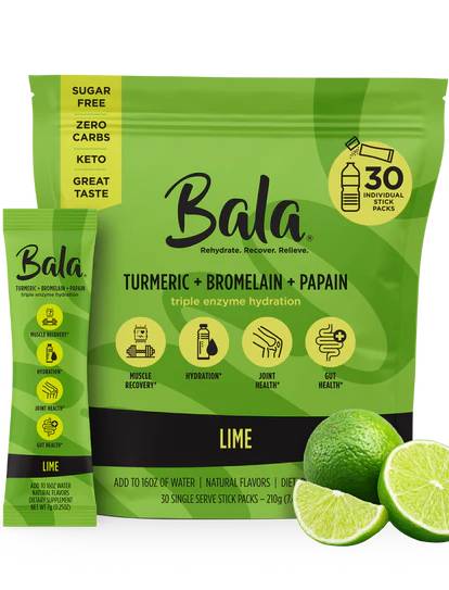 BALA ENZYME: Bala Enzyme Drink Stick Pack Lime 30 CT