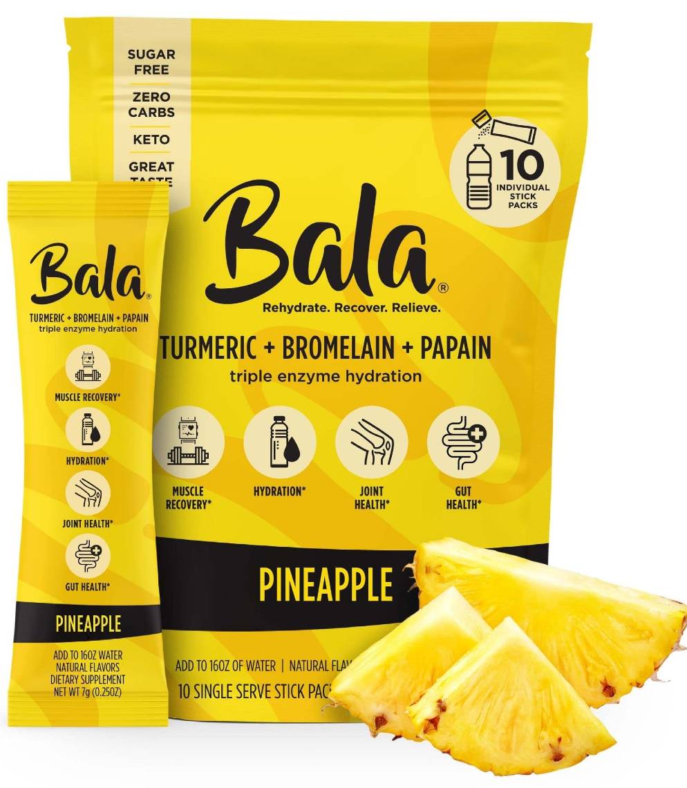 BALA ENZYME: Bala Enzyme Drink Stick Pack Pineapple 8 CT