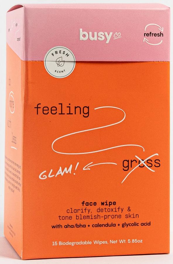 Travel Refresh Face Wipes