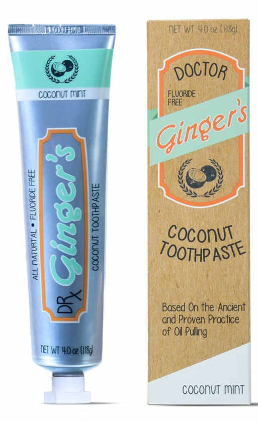DR GINGERS: Coconut Oil Toothpaste 0 oz