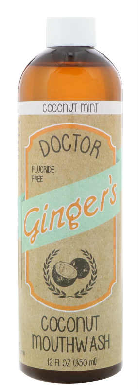 DR GINGERS: Coconut Oil Mouth Wash 12 oz