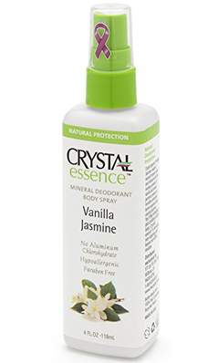 Crystal: Deodorant Spray Vanilla Jasmine 4 oz