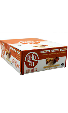 Bhu Foods: BHU FIT BAR PRIMAL SALTED CARAMEL PECAN 1.6oz / 12 box