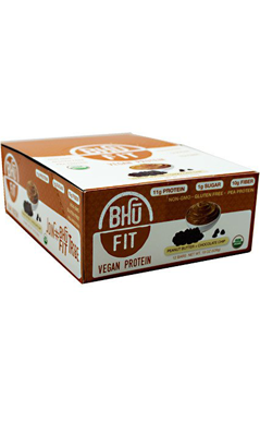 Bhu Foods: BHU FIT BAR VEGAN PEANUT BUTTER 1.6oz / 12 BOX