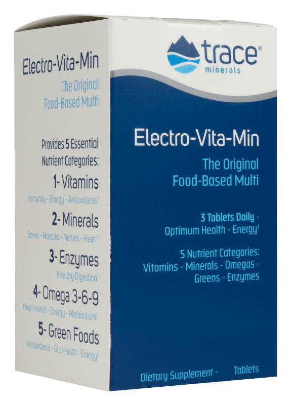 Electro-Vitamin-Mineral 90 tabs from Trace Minerals Research