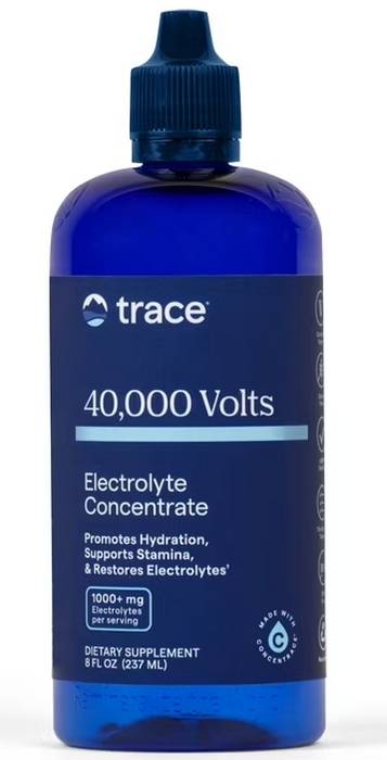 Electrolyte Formula called 40,000 volts by Trace Minerals Sugar Free!