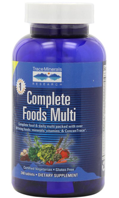 Trace Minerals Research: Complete Foods Multi 4 tabs