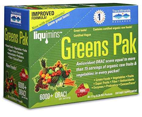 Trace Minerals Research: Greens Pak To Go 30 paks