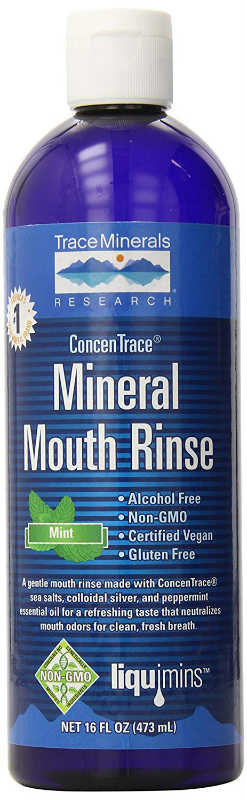 Mineral Mouth Rinse 16 fl oz (473ml) from Trace Minerals Research