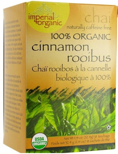 100 Percent Imperial Organic Cinnamon Rooibos Chai Tea, 18 bag