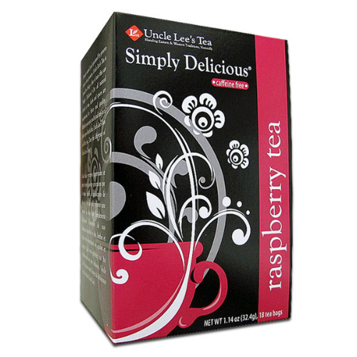 UNCLE LEE'S TEA: Bamboo Tea Organic Raspberry 18 bag