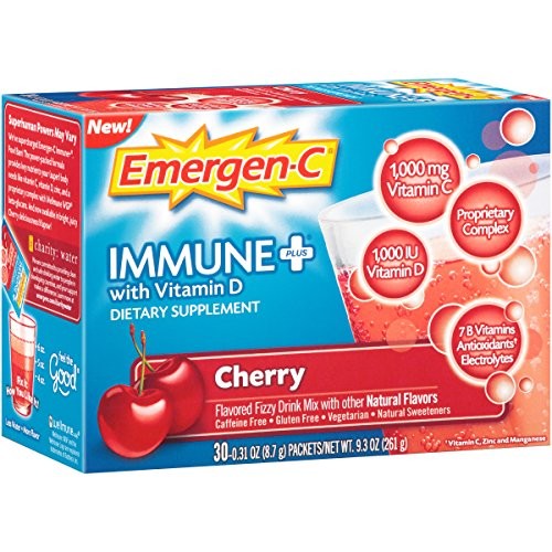 ALACER: Emergen-C Immune Powder Cherry 30 ct