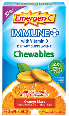 Emergen-C Immune Plus Orange Chewables