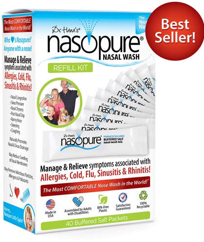 NASOPURE: Personal Refill Kit with Salt Packs 20 pkt