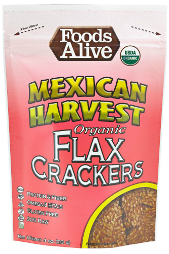 Foods Alive: Mexican Harvest Flax Crackers 4 oz