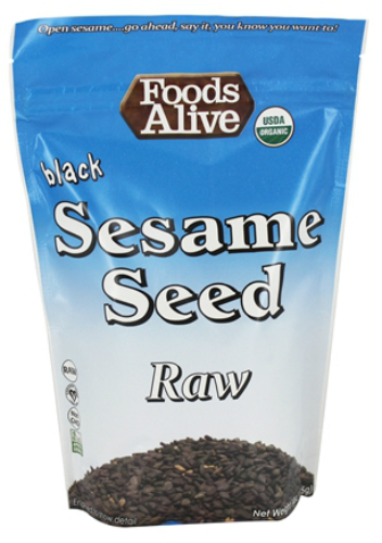 Foods Alive: Organic Black Sesame Seeds 14 oz