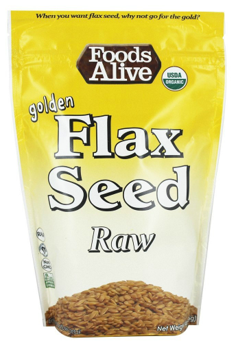 Foods Alive: Organic Golden Flax Seeds 14 oz