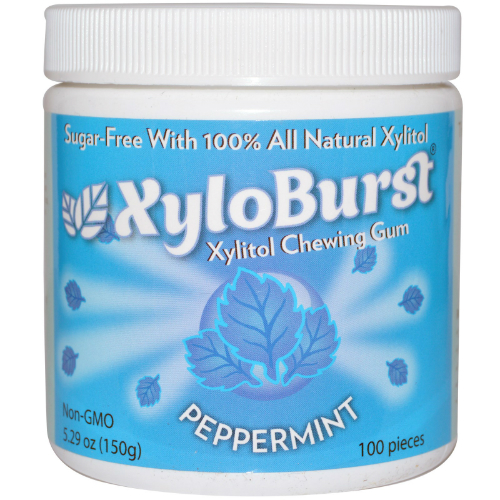 Peppermint Xylitol Gum Jar