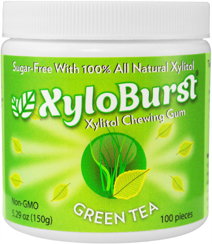 Green Tea Xylitol Gum Jar