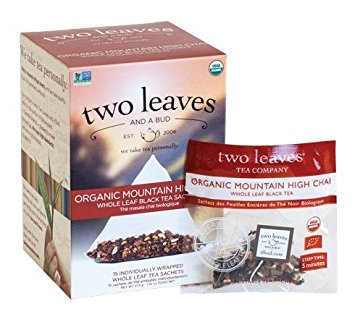 TWO LEAVES AND A BUD: Organic Mountain High Chai Tea 15 BAG
