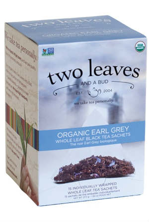 TWO LEAVES AND A BUD: Organic Earl Grey Tea 15 BAG