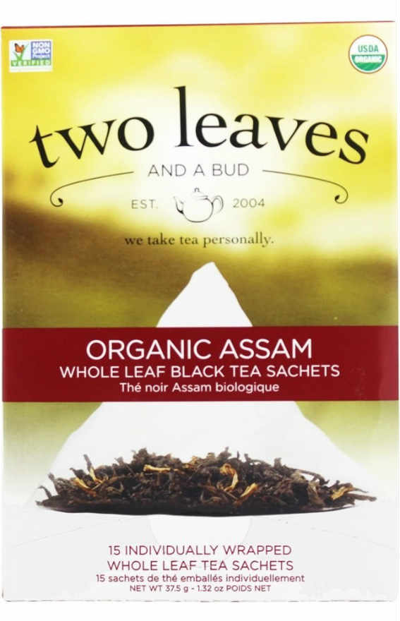 TWO LEAVES AND A BUD: Organic Assam Breakfast Tea 15 BAG