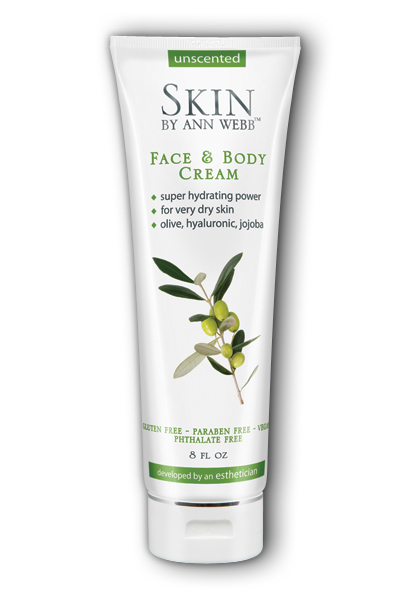 Skin by Ann Webb: Unscented Face and Body Cream 8oz