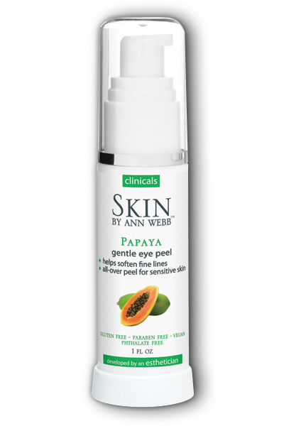Skin by Ann Webb: Papaya Gentle Eye Peel 1oz