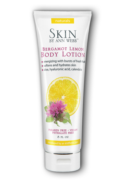Skin by Ann Webb: Bergamot Lemon Body Lotion 8 oz