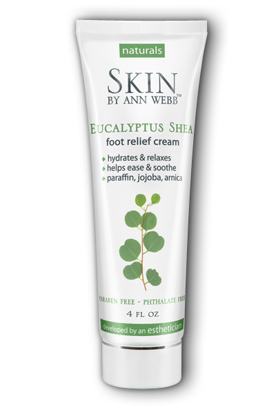 Skin by Ann Webb: Eucalyptus Shea Foot Relief Cream 4 oz
