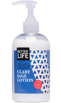 BETTER LIFE: Natural Hand And Body Lotion Clary Sage And Citrus Work It Own It 12 oz