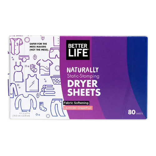 BETTER LIFE: Dryer Sheet Grapefruit Lavender 80 ct