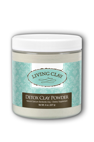 Living Clay: Detox Clay Powder 8 oz Fine Powder