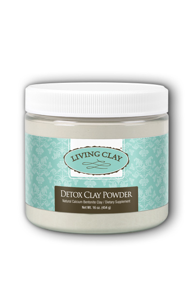 Living Clay: Detox Clay Powder 16 oz Fine Powder