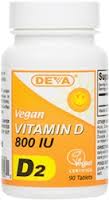 DEVA: Vegan Vitamin D 800 IU 90 tab