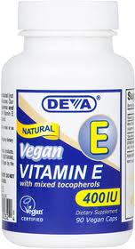 DEVA: Vitamin E 400 IU-Mixed Tocop 90 capvegi