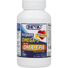 DEVA: Vegan Omega-3 DHA-EPA 300mg 90 softgel