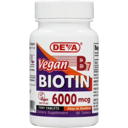 DEVA: Vegan Biotin 6000 mcg 90 tab