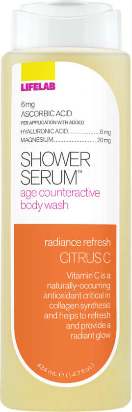 LIFELAB: Shower Serum Anti-Aging Body Wash Citrus C 14.7 oz