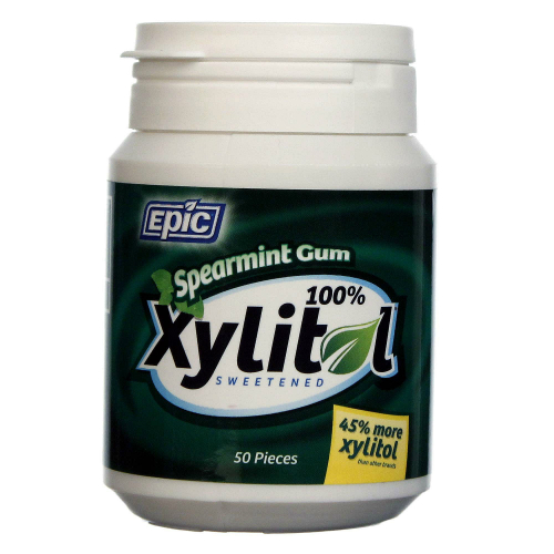 EPIC: Xylitol Chewing Gum Spearmint 50 pc