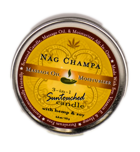 EARTHLY BODY INC: 3 in 1 Suntouched Candle Nag Champa 6.8 oz