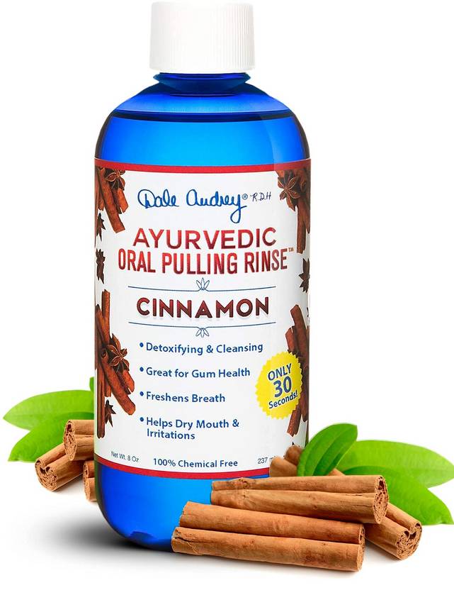 DALE AUDREY: Ayurvedic Oral Pulling Rinse Cinnamon 8 OUNCE