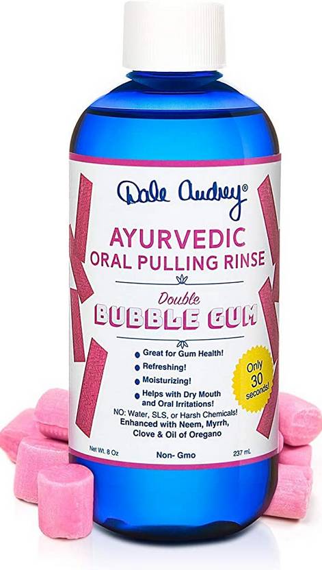 DALE AUDREY: Ayurvedic Oral Pulling Rinse Bubble Gum 8 OUNCE