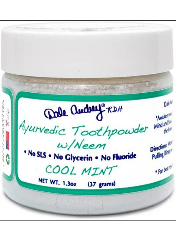 DALE AUDREY: Ayurvedic Toothpowder Mint 1.13 OUNCE